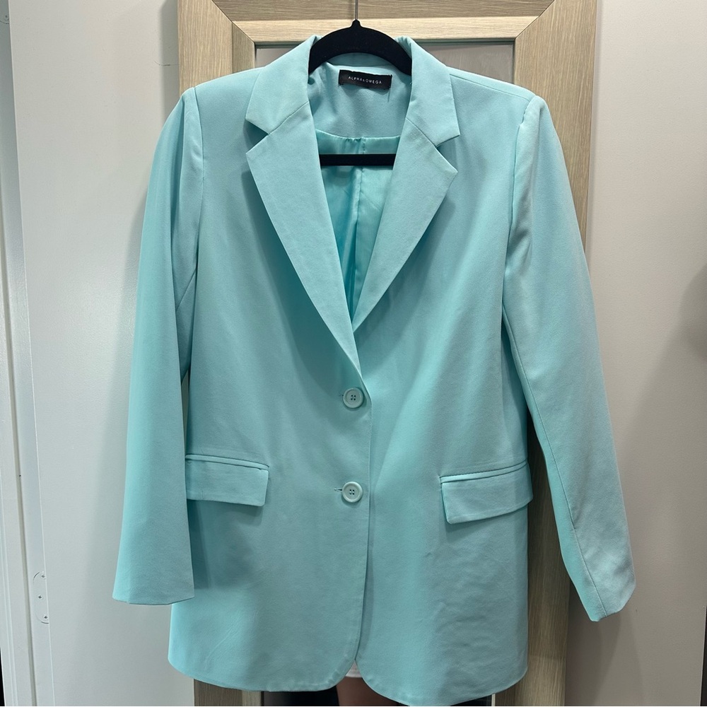 Contemporary Blue Blazer